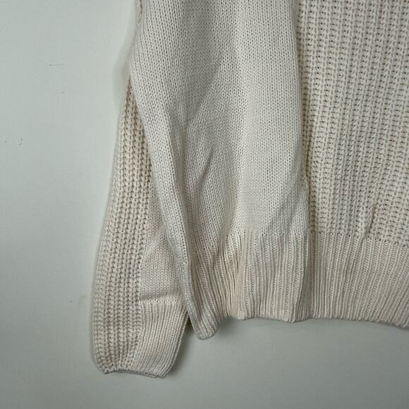 Topshop Cream Knitted Roll Neck Sweater NWT Womens Size 0-2 - Picture 3 of 8